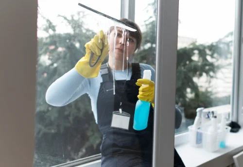 Nettoyage de vitres intérieures et extérieures à Uzein